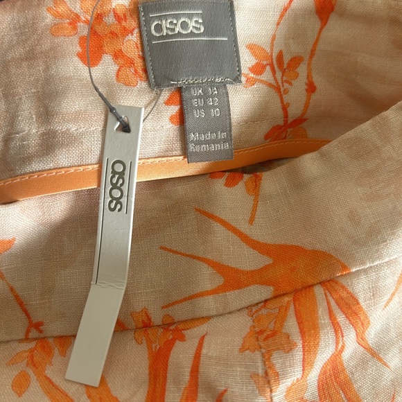 ASOS Edition Linen Midi Skirt - Picture 5 of 7